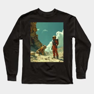 Calvin and Hobbes Imaginary Invasion Long Sleeve T-Shirt